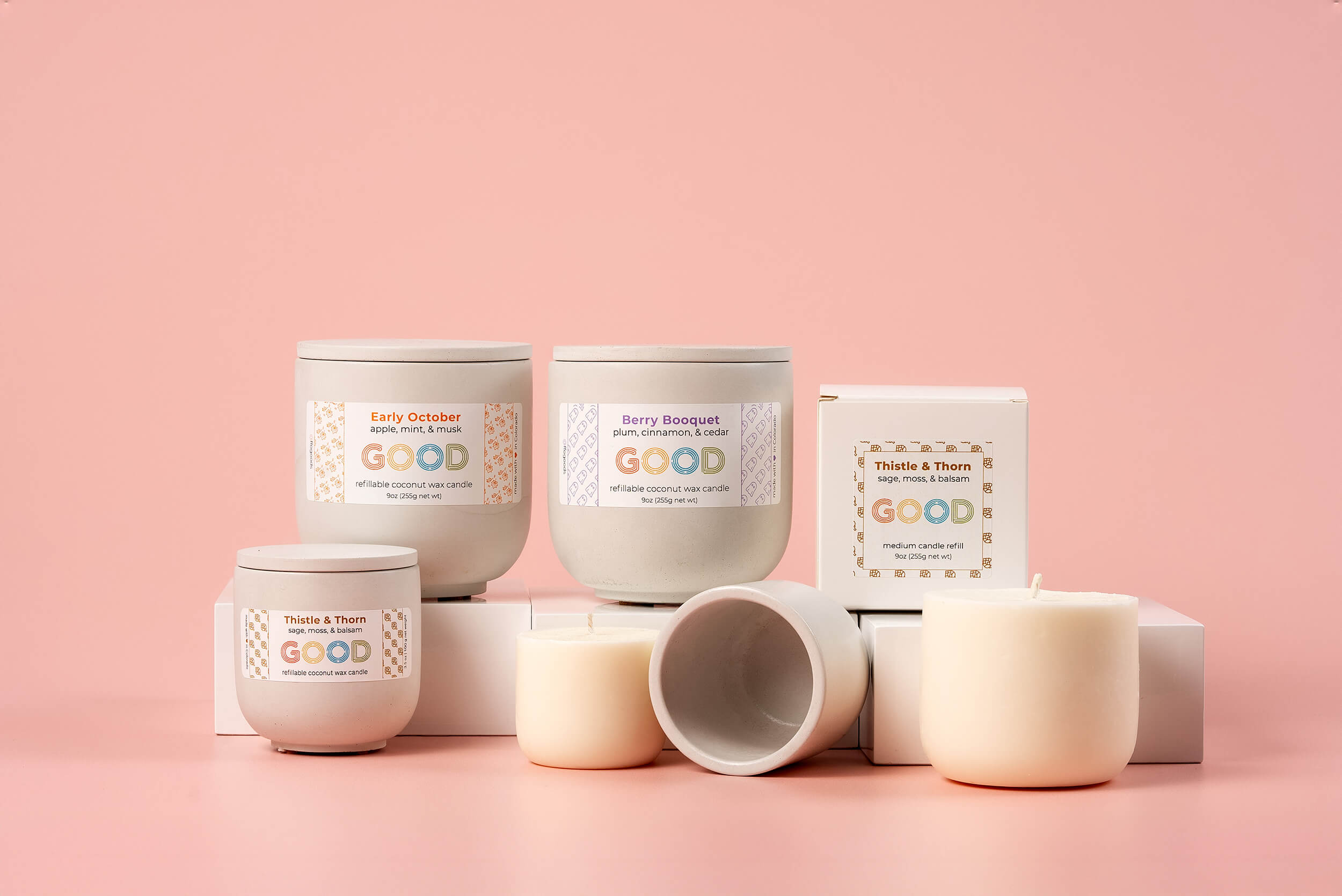 Fall Drop & Refillable Vessels