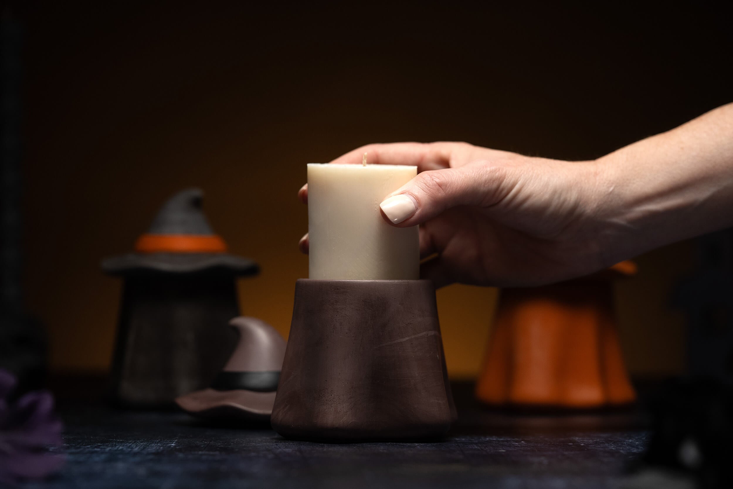 Halloween Witch Candle