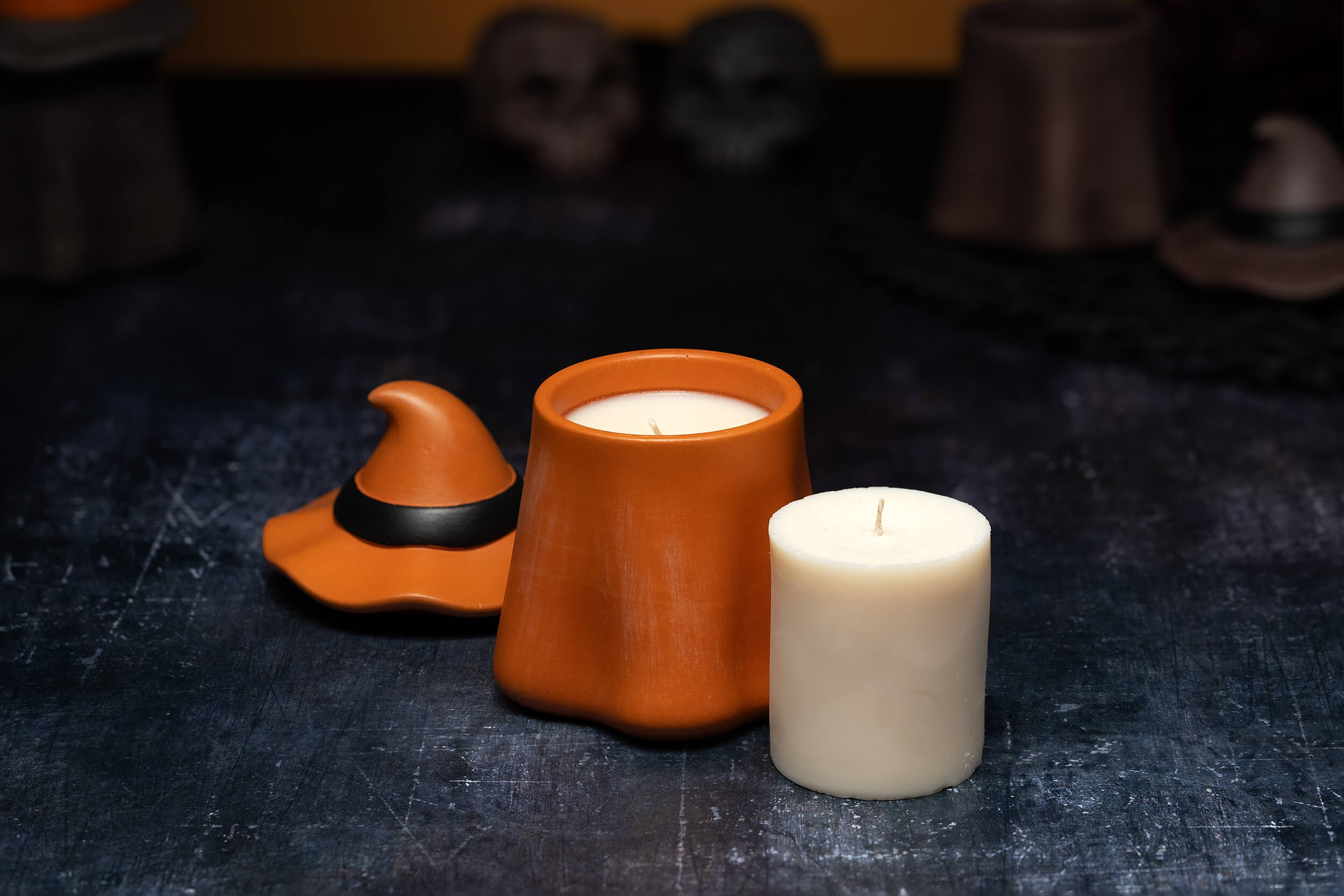Halloween Witch Candle
