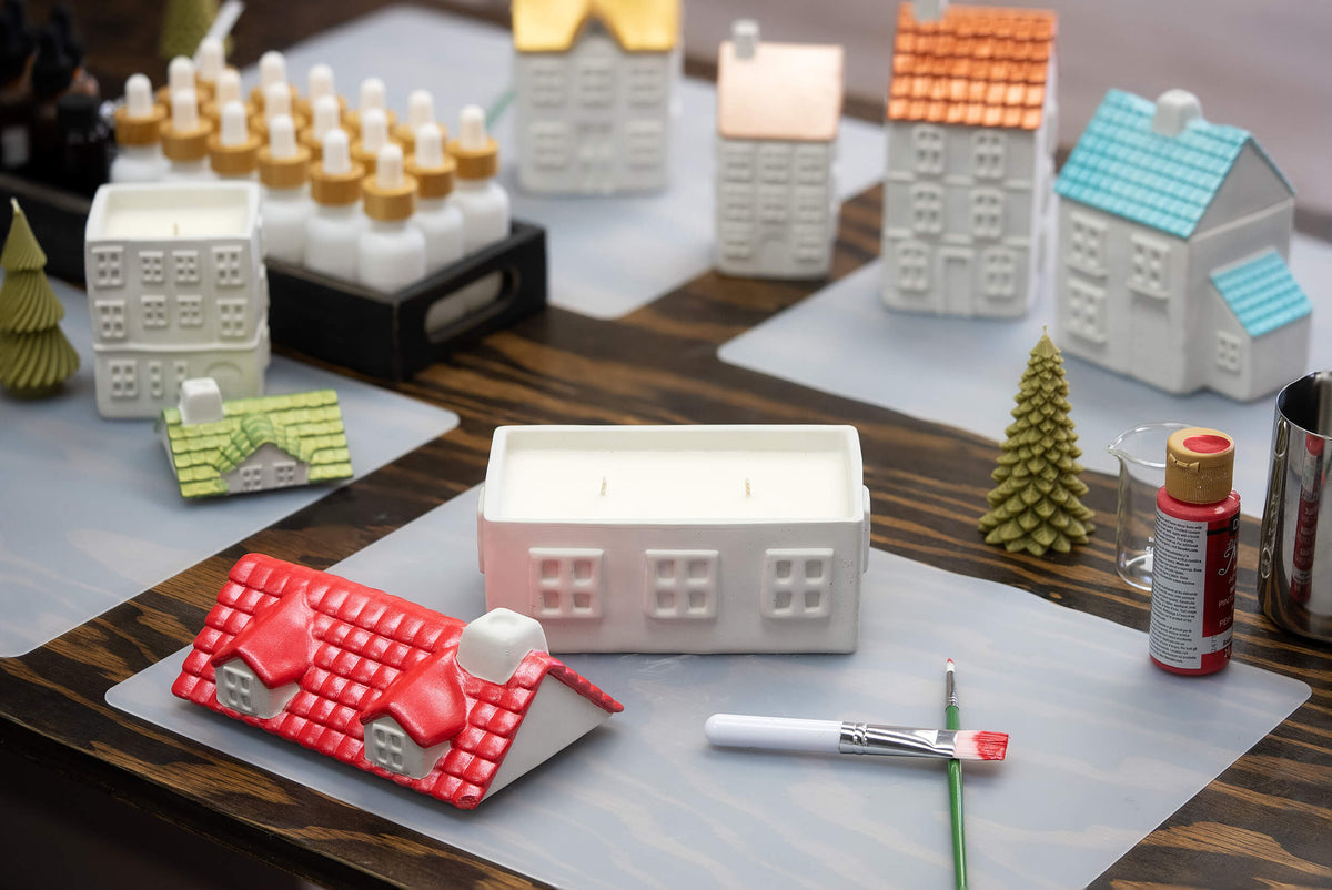 Paint & Pour Workshop - Christmas Village