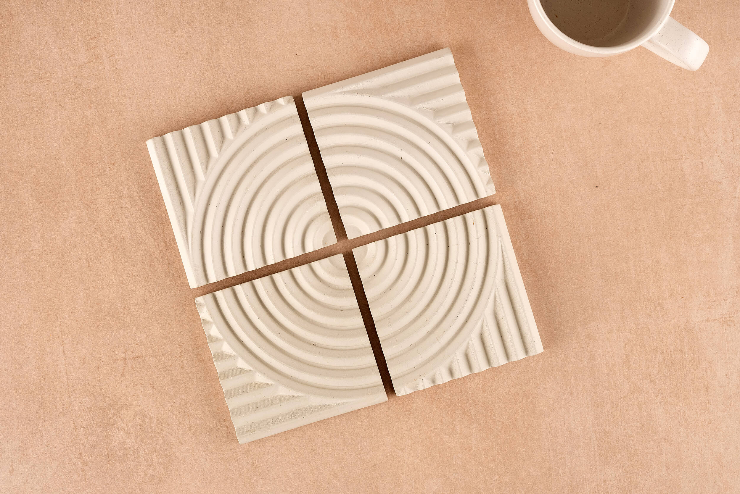 Concrete Coasters – Set of 4