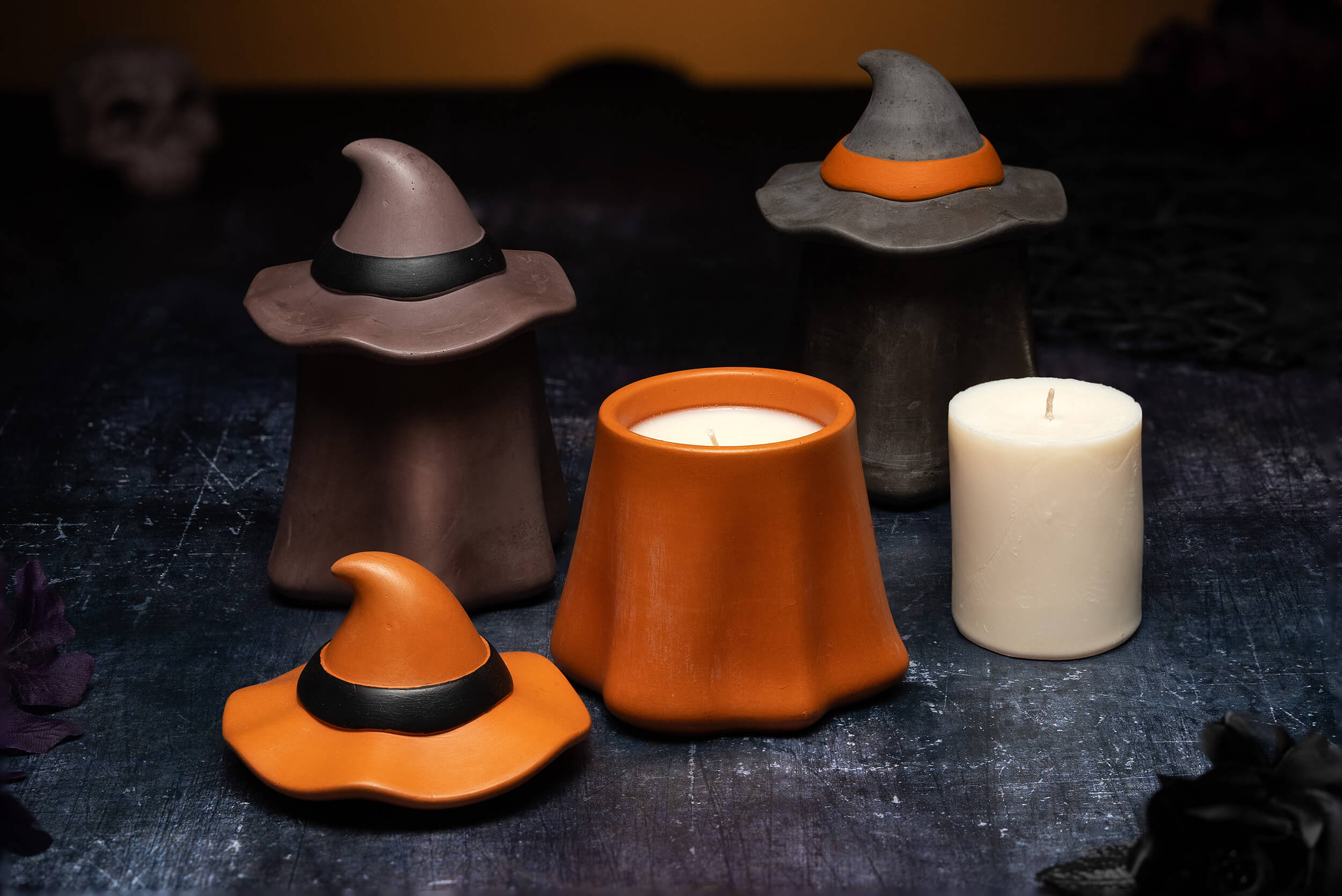 Halloween Witch Candle