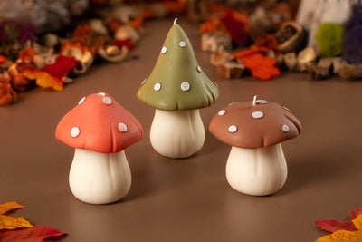 Mushroom Shaped Candles