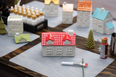 Paint & Pour Workshop - Christmas Village